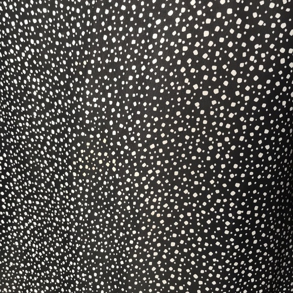 CHARLIE CALIFORNIA MEDIUM BLACK & CREAM BLOUSE VINTAGE - Picture 5 of 6